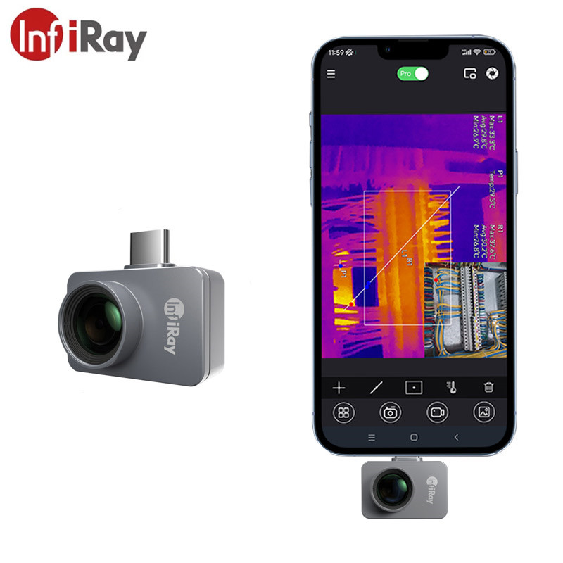 Infiray P2 Pro Macro Lens - Infiray P2 PRO 256x192 warmtebeeldcamera met