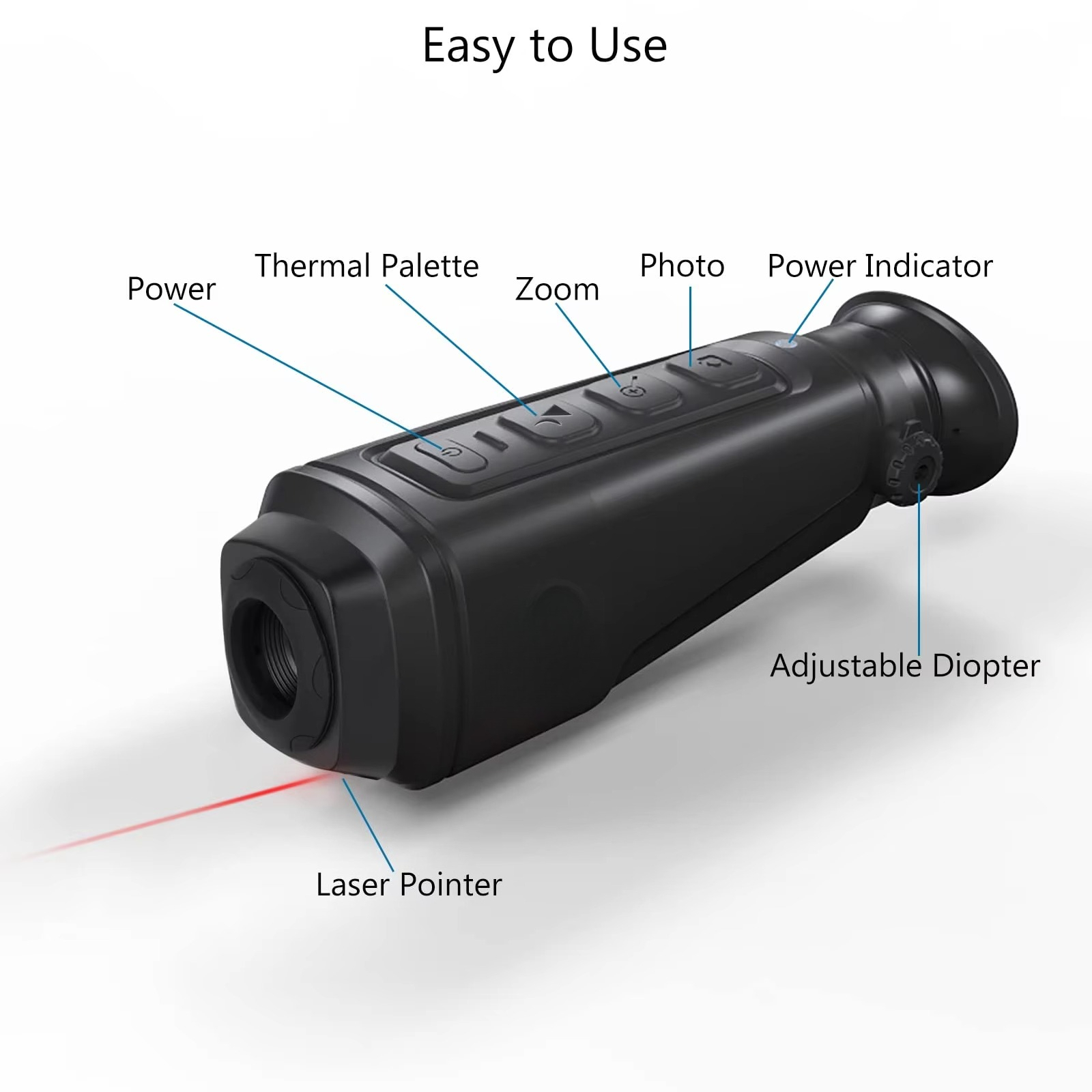 Jachtcamera Thermische Monocul - Thermal Scope Night Vision Monocular recensie en prijs