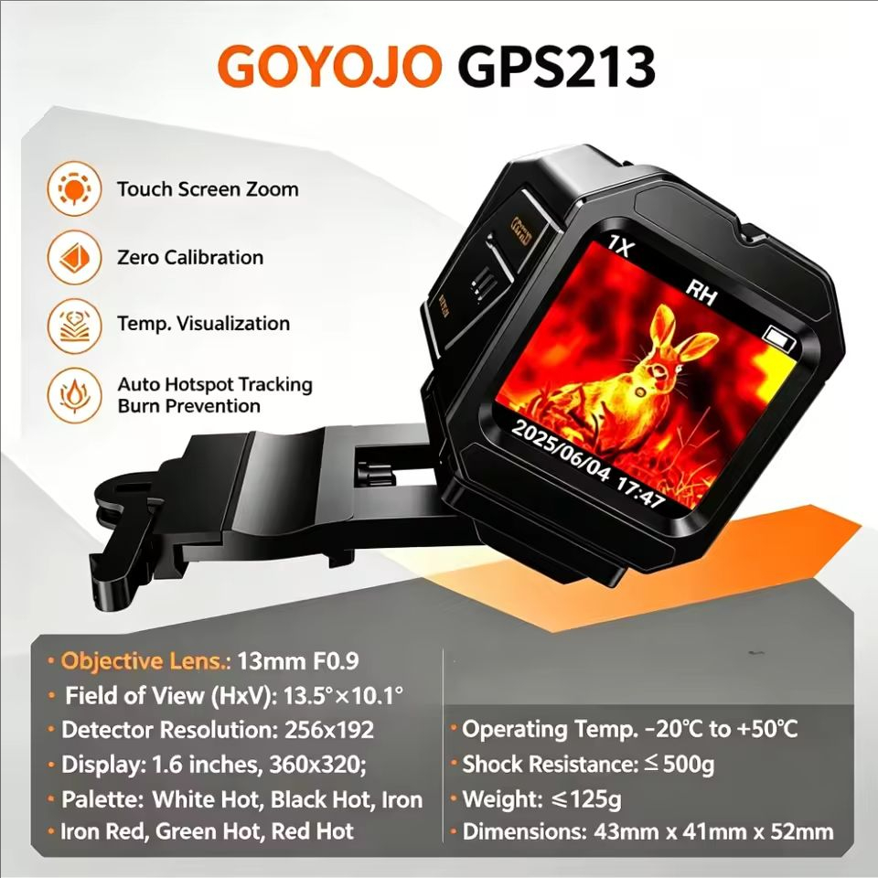 GOYOJO Mini Touch Infrarood Th - Thermal Imaging Camera 256X192 recensie en prijs