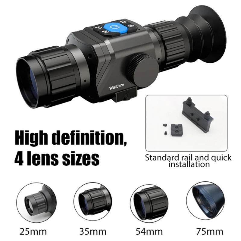 1600m Thermische Jachtoptiek,  - Thermal Scope Night Vision Monocular recensie en prijs