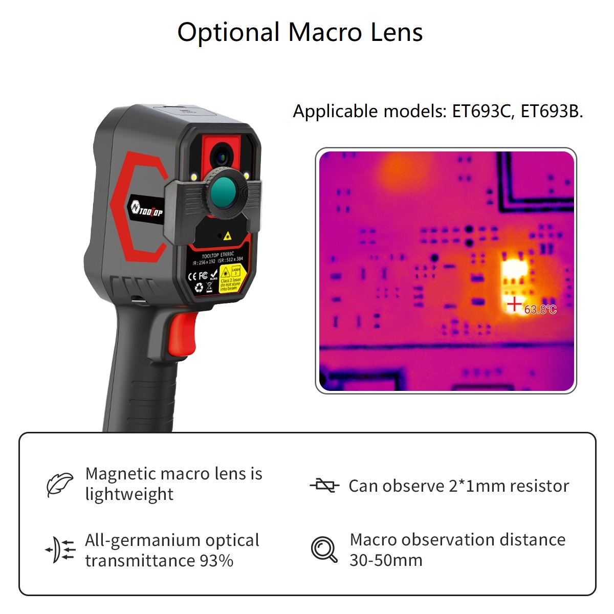 TOOLTOP ET693C 256*192 Warmteb - Nf 521 Thermal Imaging Camera recensie en prijs