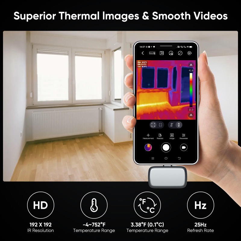 GW192A Warmtebeeldcamera 192X1 - Nf 521 Thermal Imaging Camera recensie en prijs